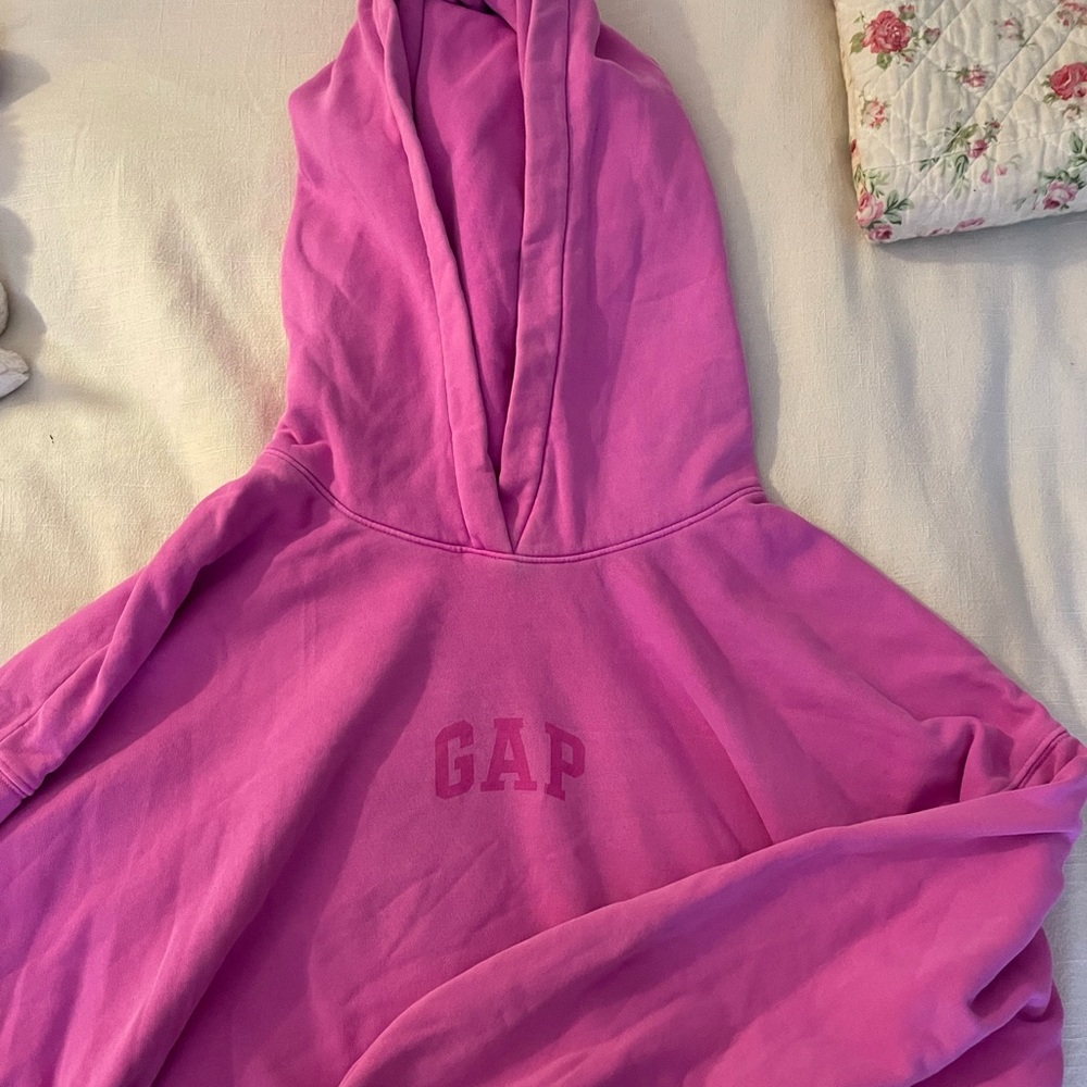GAP pink hoodie.